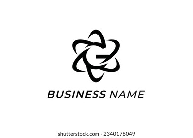 design logo creative circle and letter G