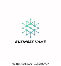 design logo creative digital and letter S