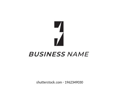 design logo creative electric and letter C