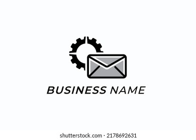 design logo creative email and gear