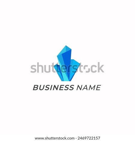 design logo creative gems stone