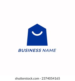 logo de diseño casa creativa y tienda de bolsos