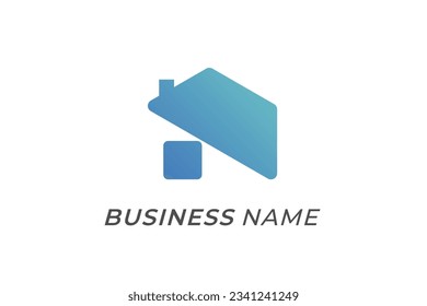 diseño logotipo hogar creativo y cuadrado