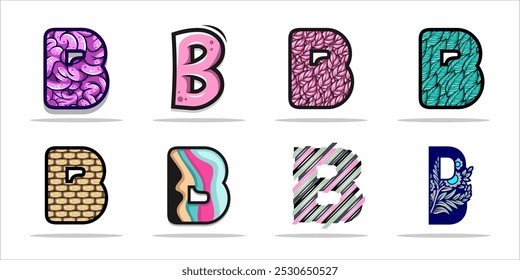 design logo creative letter B