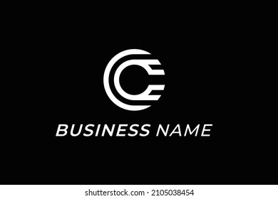design logo creative letter double C