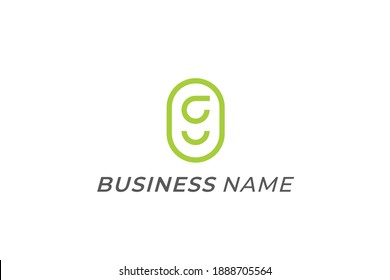 design logo creative letter G and C