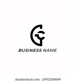 Diseño Logo Creativo letra G y letra C