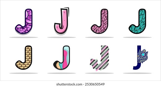 design logo creative letter J