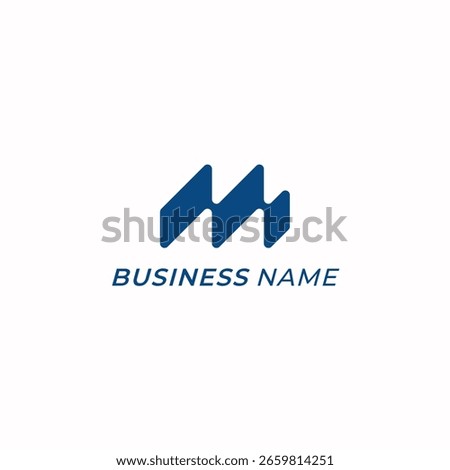 design logo creative letter M