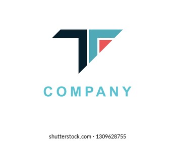 design logo creative letter T