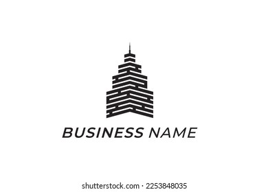 diseño logotipo creativo de línea