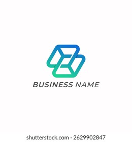 design logo creative line cube
