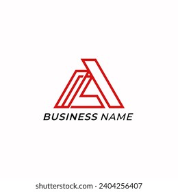 Design-Logo-Kreativlinie und Buchstabe A