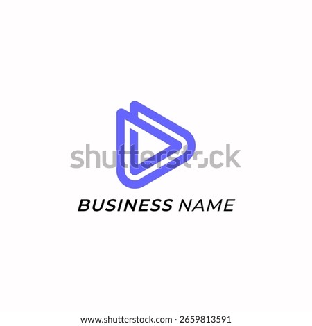 design logo creative line and play logo
