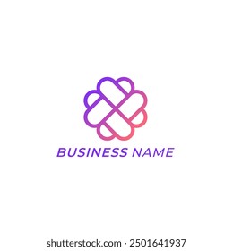 design logo creative love pattern