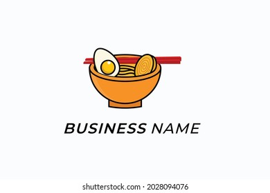 design logo creative ramen noodles