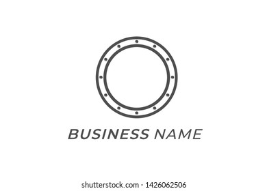 design logo creative shield viking circle