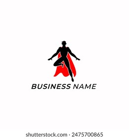 diseño logo creative silhouette heroes