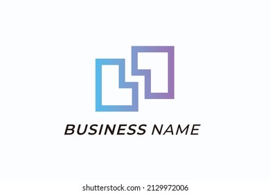 Design-Logo-Kreativquadrat und Buchstabe S