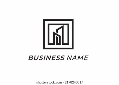 design logo creative square real estate