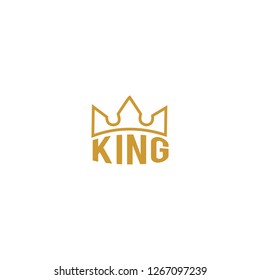 design logo with crown icon