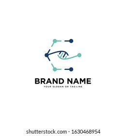 design logo DNA vector template