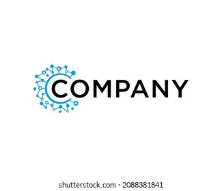 Diseñar el elemento de logotipo. Conjunto de plantillas de vector de molécula de agua abstracta. Iconos de conceptos de ciencias de la computación e ingeniería.