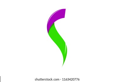 design logo elements with bright color 