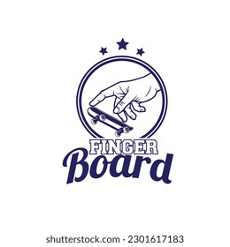design logo fingerboards vector illustration