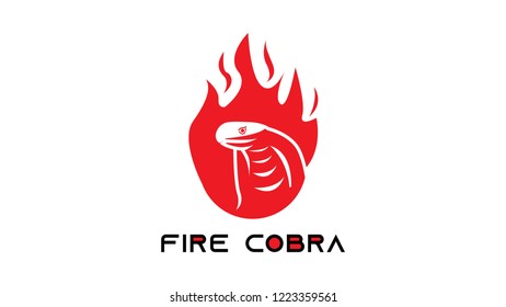 Design Logo fire cobra