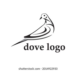 design logo flying dove,icon vector template