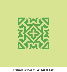 Design a logo in the form of modern style ornament