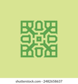 Diseñar un logotipo en forma de adorno de estilo moderno
