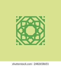 Design a logo in the form of modern style ornament