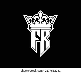 Design Logo FR King Modern Simple Minimalist
