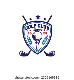 design logo golf vector illustration