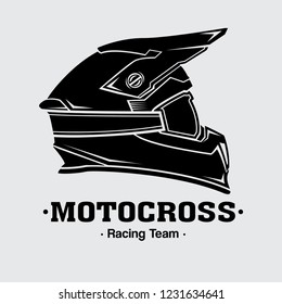 Design-Logo-Helme-Motocross, Vektor EPS10