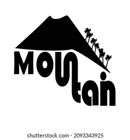 design of logo and icon about mountain with some concept design 