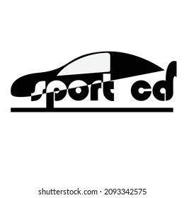 logotipo de diseño e icono del coche con algún diseño de concepto