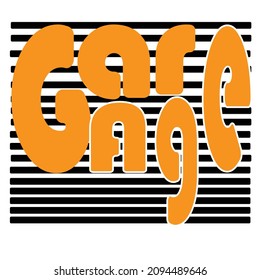Design-Logo und Symbol der Garage mit einigen verschiedenen Konzepten