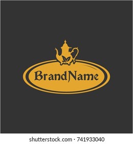 Design logo icon  moroccan tea