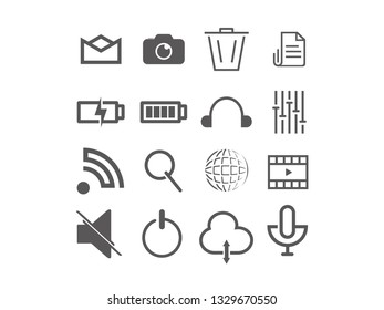 design logo icon set app phone