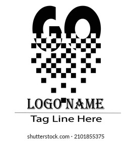 design of a logo and icon with some various styles design concept