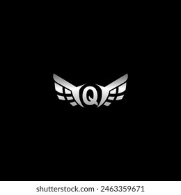 Design logo icon template with letter Q. Vector illustration