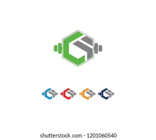 Design logo initials C & F