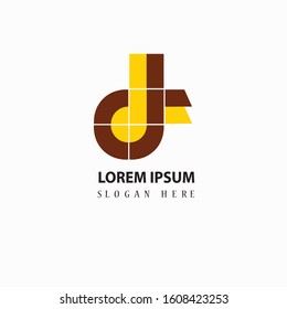 design logo with letter d