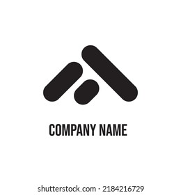 Design logo A Letter free vector