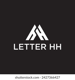 design logo letter hh , hh logo design 