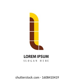 design logo with letter l