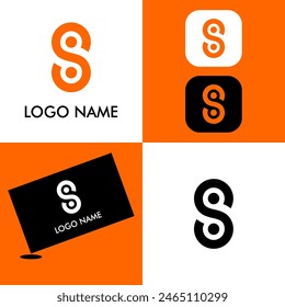 Design logo letter S for business, identity, agency. etc